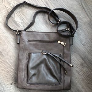 NWOT taupe purse